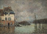 unknow artist Painting of Sisley in the Orsay Museum, Paris Sweden oil painting artist